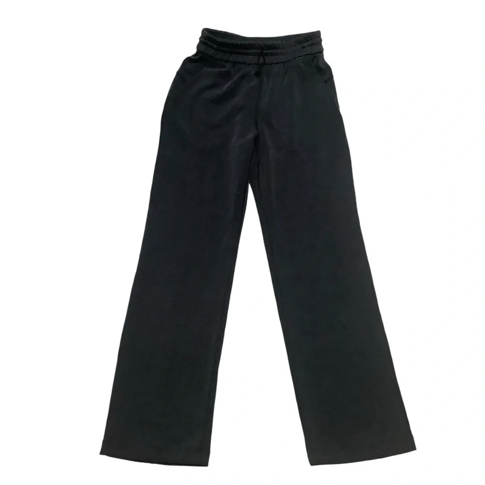 Lululemon Softstreme High-rise Straight Cropped Pant Sz 2 Black